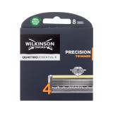 Wilkinson Sword Quattro Essential 4 Precision Trimmer Náhradní břit pro muže Set