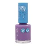 Rimmel London Kind & Free Lak na nehty pro ženy 8 ml Odstín 167 Lilac Love