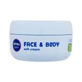 Nivea Baby Face & Body Soft Cream Denní pleťový krém pro děti 200 ml
