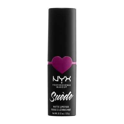 NYX Professional Makeup Suède Matte Lipstick Rtěnka pro ženy 3,5 g Odstín 32 Copenhagen