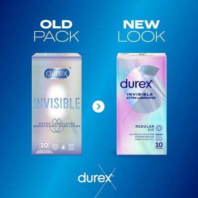 Durex Invisible Extra Lubricated Kondomy pro muže Set