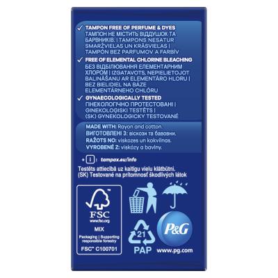 Tampax Non-Plastic Regular Tampon pro ženy Set