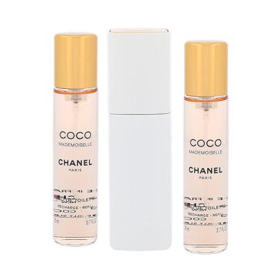 Chanel Coco Mademoiselle 3x 20 ml Toaletní voda pro ženy Twist and Spray 20 ml tester
