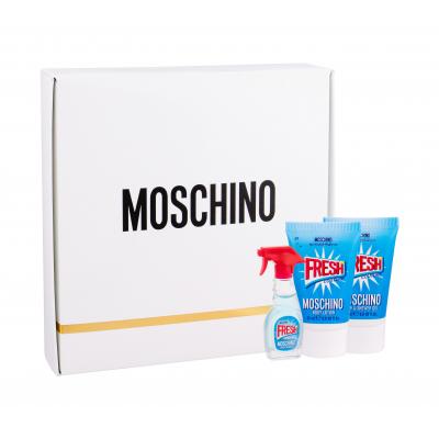 Moschino Fresh Couture Dárková kazeta toaletní voda 5 ml + sprchový gel 25 ml + tělové mléko 25 ml