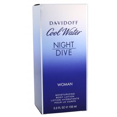 Davidoff Cool Water Night Dive Woman Tělové mléko pro ženy 150 ml