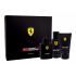 Ferrari Scuderia Ferrari Black Dárková kazeta toaletní voda 125 ml + sprchový gel 150 ml + deodorant 150 ml
