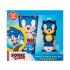 Sonic The Hedgehog Sonic Figure Duo Set Dárková kazeta sprchový gel 150 ml + postavička Sonic poškozená krabička