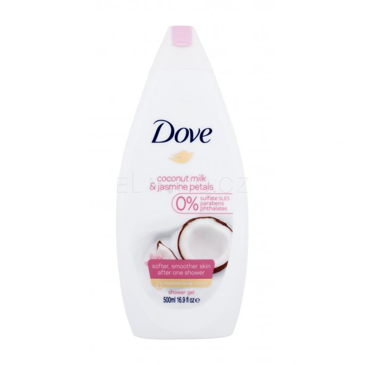 Dove Coconut Milk &amp; Jasmine Petals Sprchový gel pro ženy 500 ml