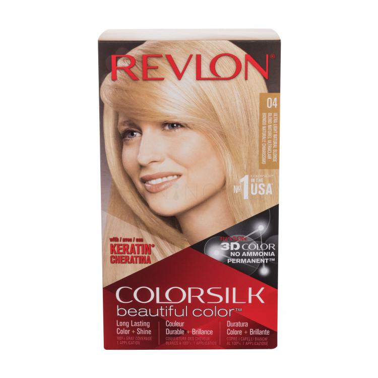 Revlon Colorsilk Beautiful Color Barva na vlasy pro ženy 59,1 ml Odstín 04 Ultra Light Natural Blonde
