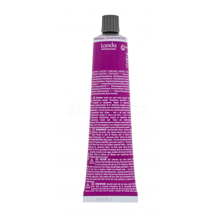 Londa Professional Permanent Colour Extra Rich Cream Barva na vlasy pro ženy 60 ml Odstín 7/71