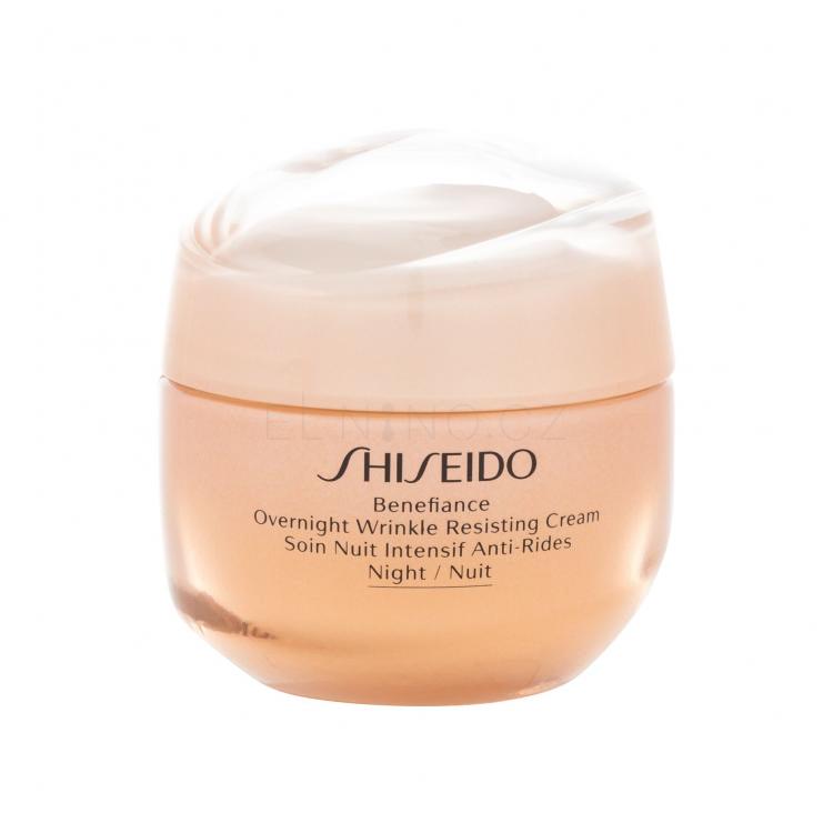 Shiseido Benefiance Overnight Wrinkle Resisting Cream Noční pleťový krém pro ženy 50 ml