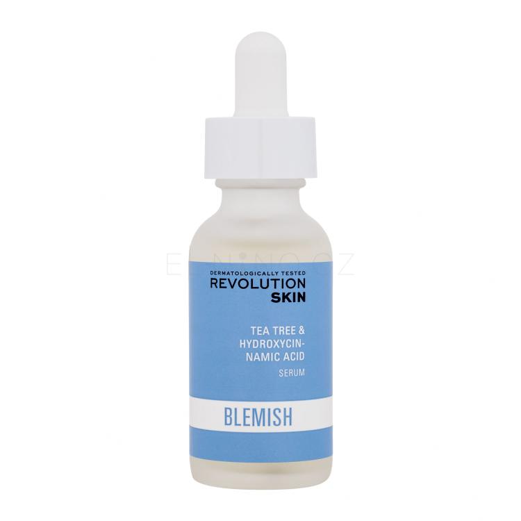 Revolution Skincare Blemish Tea Tree &amp; Hydroxycinnamic Acid Serum Pleťové sérum pro ženy 30 ml