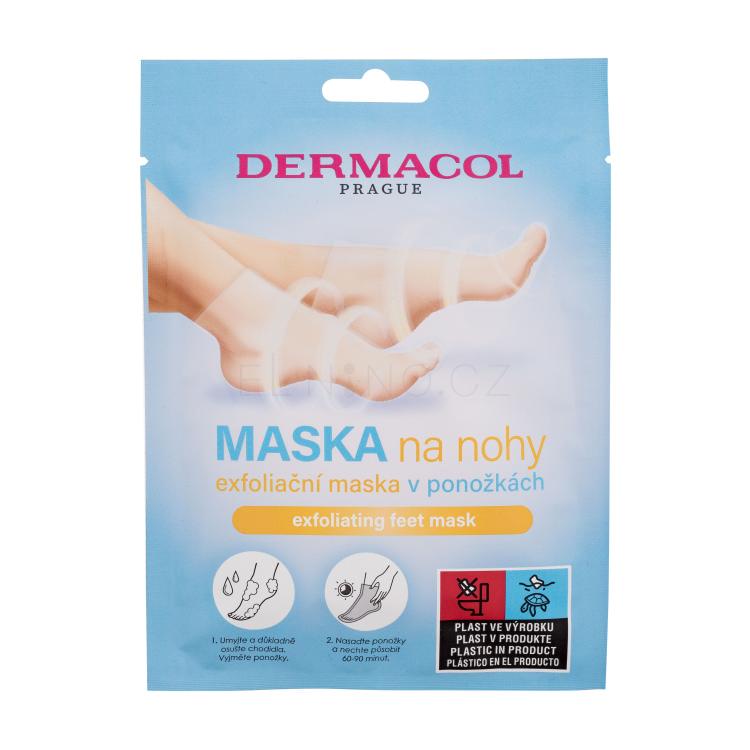 Dermacol Feet Mask Exfoliating Maska na nohy pro ženy 2x15 ml