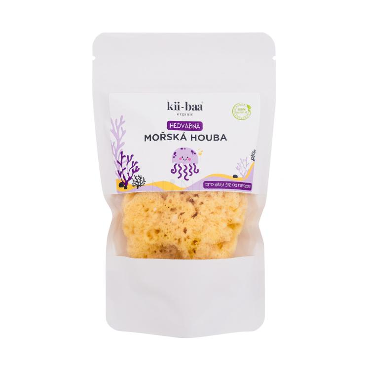 Kii-Baa Organic Silky Sea Sponge 8-10 cm Doplněk do koupelny 1 ks
