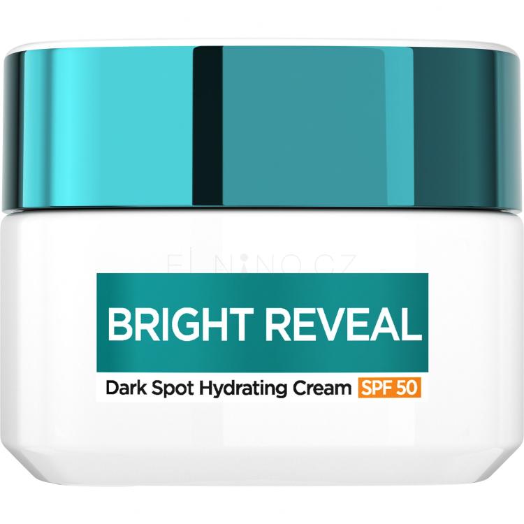 L&#039;Oréal Paris Bright Reveal Dark Spot Hydrating Cream SPF50 Denní pleťový krém pro ženy 50 ml