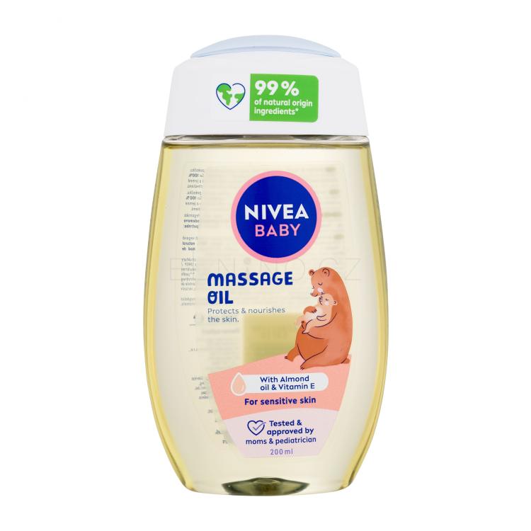 Nivea Baby Massage Oil Tělový olej pro děti 200 ml