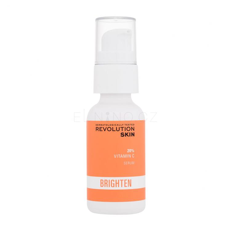Revolution Skincare Brighten 20% Vitamin C Serum Pleťové sérum pro ženy 30 ml
