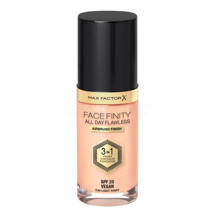 Max Factor Facefinity All Day Flawless SPF20 Make-up pro ženy 30 ml Odstín C40 Light Ivory