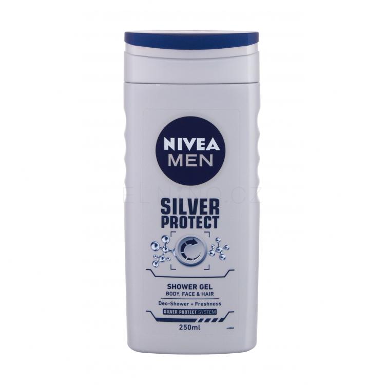 Nivea Men Silver Protect Sprchový gel pro muže 250 ml