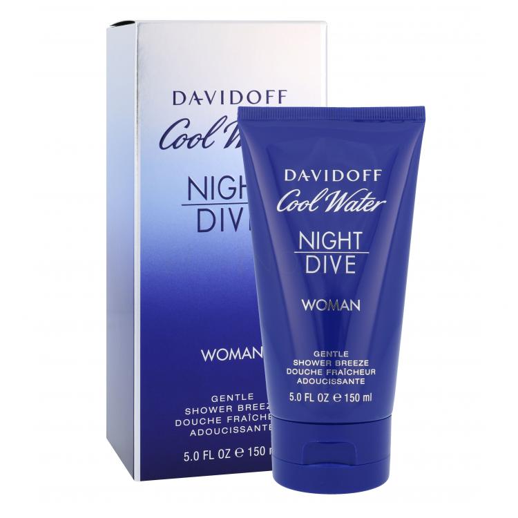 Davidoff Cool Water Night Dive Woman Sprchový gel pro ženy 150 ml