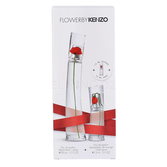 KENZO Flower By Kenzo Dárková kazeta parfémovaná voda 50 ml + parfémovaná voda 15 ml