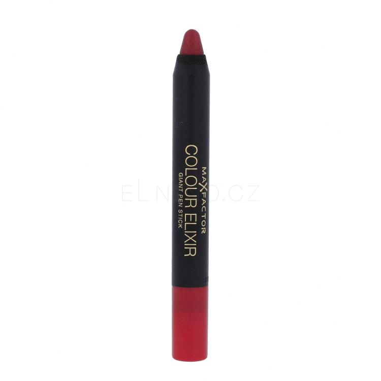 Max Factor Colour Elixir Giant Pen Stick Rtěnka pro ženy 8 g Odstín 35 Passionate Red