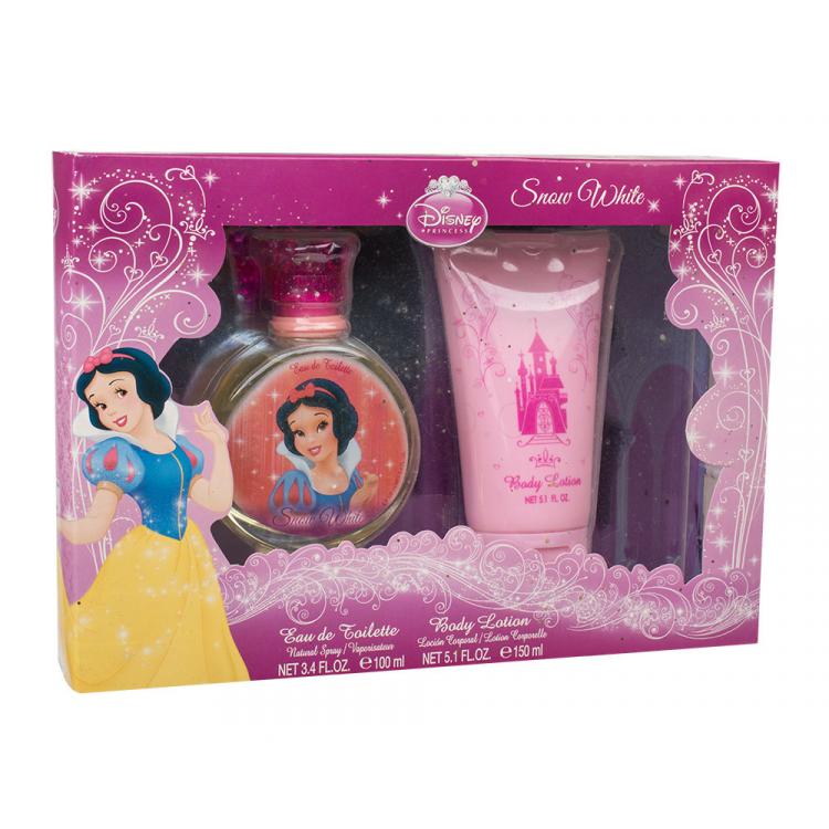 Disney Princess Snow White Dárková kazeta toaletní voda 100 ml + tělové mléko 150 ml