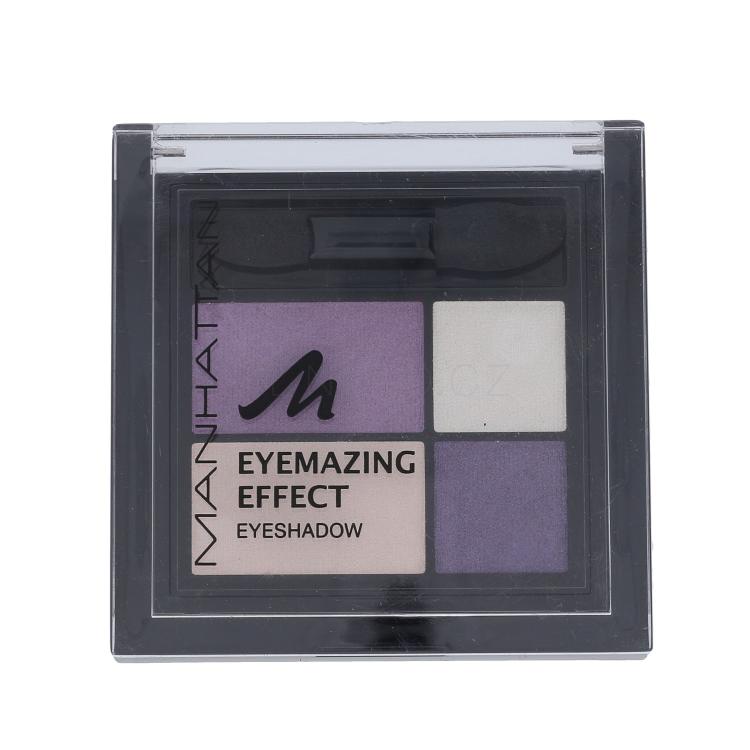 Manhattan Eyemazing Effect Eyeshadow Palette Oční stín pro ženy 15 g Odstín 65H Falling For Purple poškozená krabička