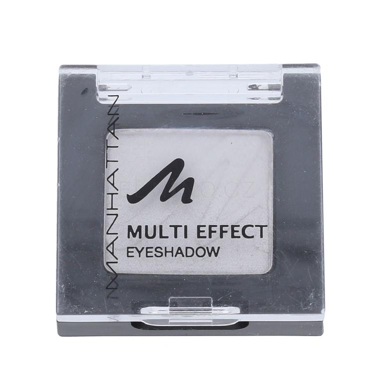 Manhattan Multi Effect Oční stín pro ženy 4 g Odstín 101B Silver Slam poškozená krabička