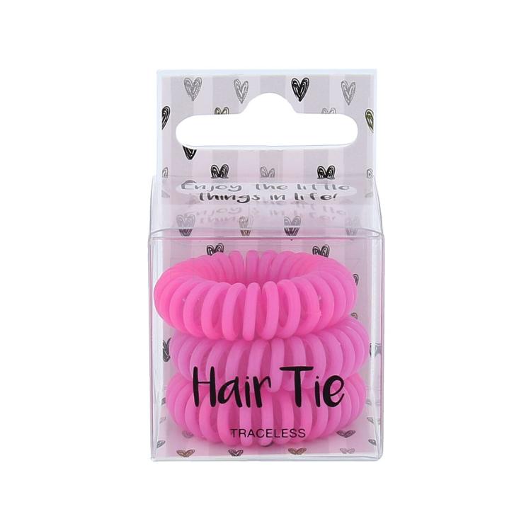 2K Hair Tie Gumička na vlasy pro ženy 3 ks Odstín Pink