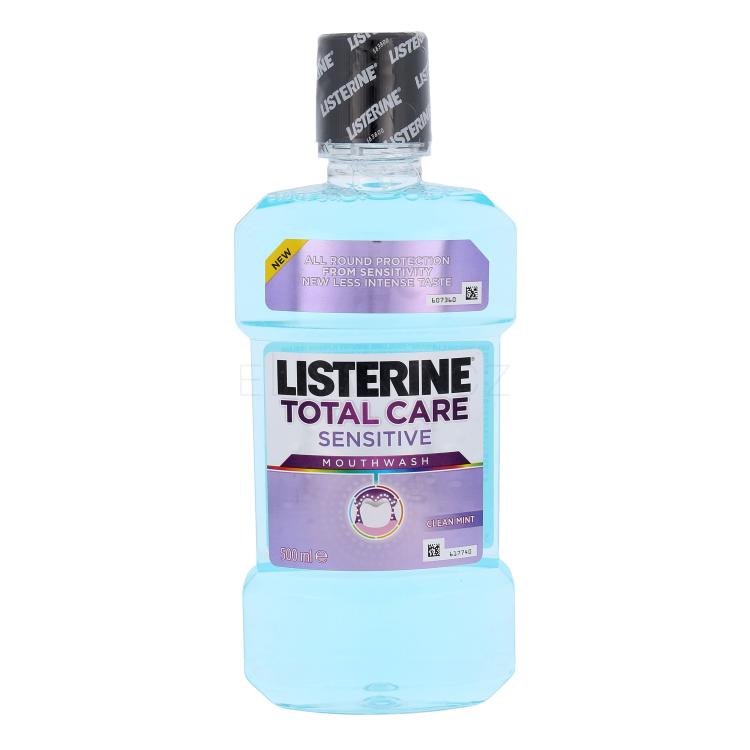 Listerine Total Care Sensitive Clean Mint Mouthwash Ústní voda 500 ml