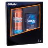 Gillette Fusion Hydra Gel Dárková kazeta gel na holení 200 ml + balzám na holení Pro SPF15 50 ml
