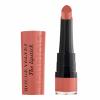 BOURJOIS Paris Rouge Velvet The Lipstick Rtěnka pro ženy 2,4 g Odstín 15 Peach Tatin