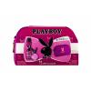 Playboy Queen of the Game Dárková kazeta toaletní voda 40 ml + deodorant 150 ml + kosmetická taška