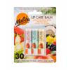 Malibu Lip Care SPF30 Dárková kazeta pro ženy balzám na rty 4 g + balzám na rty 4 g Mint + balzám na rty 4 g Vanilla
