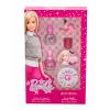 Barbie Barbie Dárková kazeta toaletní voda 30 ml + lak na nehty 2 x 5 ml + pilník na nehty + zdobící kamínky na nehty