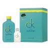 Calvin Klein CK One Summer 2020 Dárková kazeta toaletní voda 100 ml + toaletní voda CK One 15 ml + samolepky