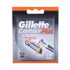 Gillette Contour Plus Náhradní břit pro muže 10 ks