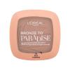 L&#039;Oréal Paris Bronze To Paradise Bronzer pro ženy 9 g Odstín 03 Back To Bronze