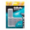 Gillette Mach3 Náhradní břit pro muže 20 ks