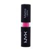 NYX Professional Makeup Matte Rtěnka pro ženy 4,5 g Odstín 02 Shocking Pink