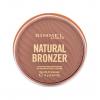 Rimmel London Natural Bronzer Ultra-Fine Bronzing Powder Bronzer pro ženy 14 g Odstín 002 Sunbronze