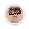 Revolution Relove Super Matte Powder Pudr pro ženy 6 g Odstín Beige