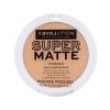 Revolution Relove Super Matte Powder Pudr pro ženy 6 g Odstín Warm Beige