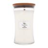 WoodWick Linen Vonná svíčka 610 g