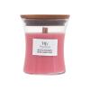 WoodWick Melon &amp; Pink Quartz Vonná svíčka 85 g