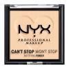 NYX Professional Makeup Can&#039;t Stop Won&#039;t Stop Mattifying Powder Pudr pro ženy 6 g Odstín 02 Light