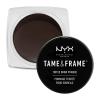 NYX Professional Makeup Tame &amp; Frame Tinted Brow Pomade Gel a pomáda na obočí pro ženy 5 g Odstín 05 Black