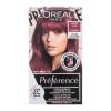 L&#039;Oréal Paris Préférence Vivid Colors Barva na vlasy pro ženy 60 ml Odstín 5,260 Violet poškozená krabička