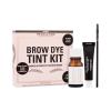 Makeup Revolution London Brow Dye Tint Kit Barva na obočí pro ženy Odstín Brown Set